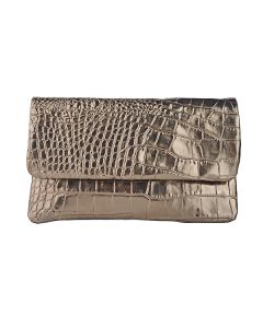 SofiaClutchBag1013CrocSilver