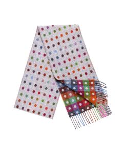 Grey Multi Spot Scarf