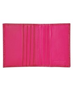 CreditCardCase302LizardDark FuchsiaOpen