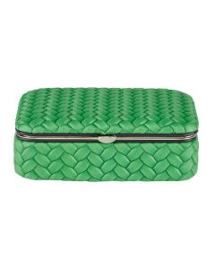 Embossed Woven Jewellery/Cufflink Box 3932