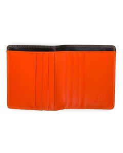 MywalitRFIDStandardWallet4002BlackOrangeOpen