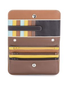 MywalitFullFlapClutch513MochaOpen