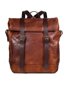 Chiarugibackpackroll backpackgap year traditional leather54001mens leather backpacktravel backpack