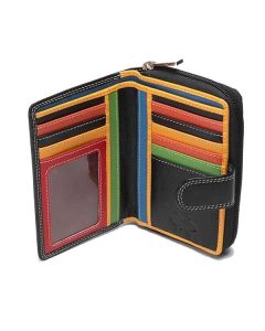 RFIDMultiCompartmentPurse603008BlackMulti