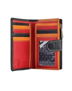 RFIDMultiCompartmentPurse603010BlackMultiOpen