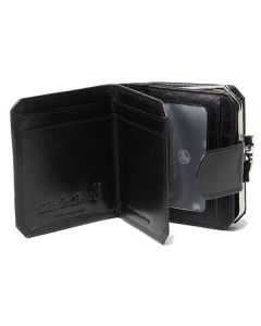 OxfordLeathercraftFramePurse60328BlackOpen