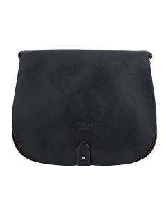 BoldriniSaddleBag6682FullGrainBlack