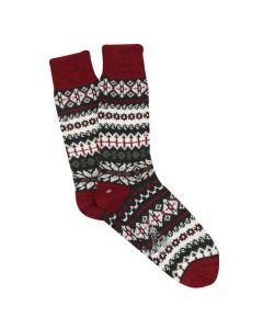 CorgiJapaneseFairisleSockBeige