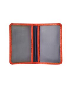 TravelCardHolder821LizardOrangeOpen
