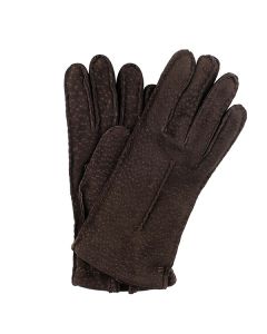 Pig Skin Cashmere LinedGlovesDark Brownladies glovesnewladies leather glovesItalian leatherThe Tannery