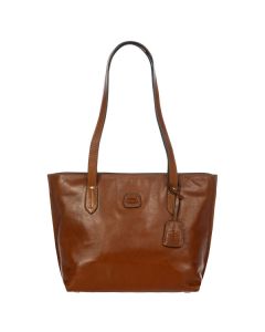 BricsVolterraSmallShoppingBagTobacco