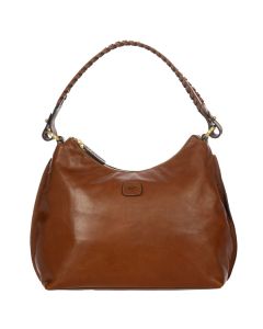 BricsVolterraLargeShoulderBagTobacco