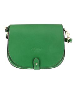 BoldriniSmallSatchel7211BridleHideGreen