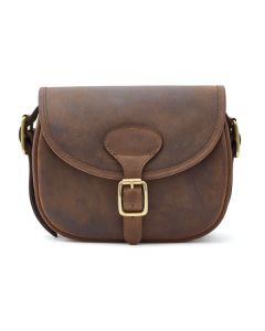 Antique Oiled Leather Cartridge Bag