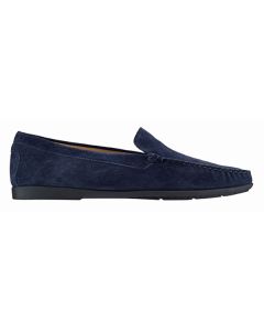 The TanneryEddaPlainLoafer140Navy