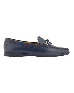 The TanneryNavyCalfTasselLoafer140
