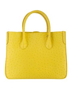 ChiaraHandbagO3068PrintedOstrichYellow