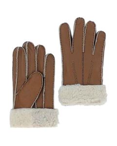 Mens Sheepskin Gloves DB905 Brown