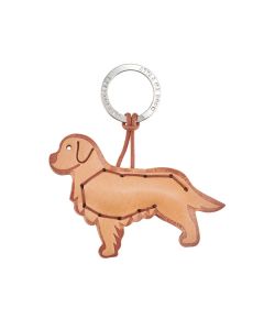 GoldenRetrieverKeyringP377Natural