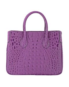 ChiaraHandbagK3068CrocPurple