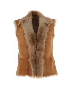 Toscana Lambskin Gilet Honey