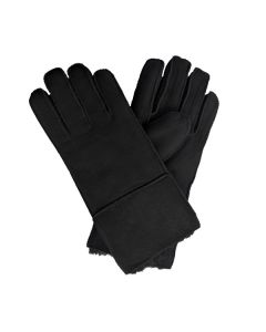 SheepskinGloveswithCuffBlack