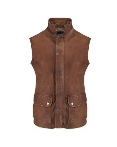 Mens Leather Gilet M15