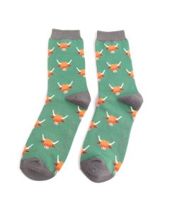 Mr Sparrow Highland Cows Socks