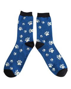 Mr Sparrow Paw Print Socks