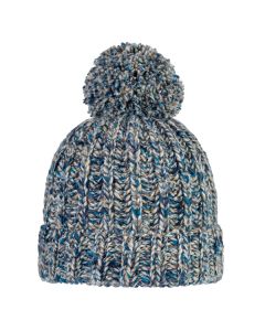WoolAlpacaPompomHat527Blue