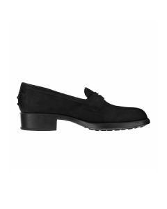 The TanneryLoaferItalianSuedeBlackClassic LoaferLadies Loafer