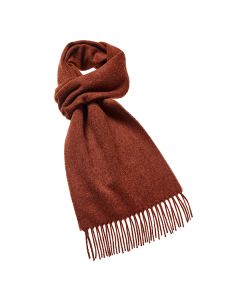 Dark Rust Plain Scarf