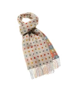 Beige Multi Spot Scarf