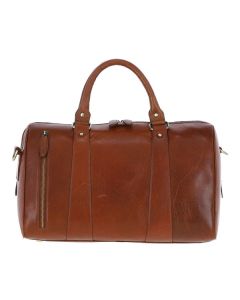 Leather Medium Holdall Honey T-76