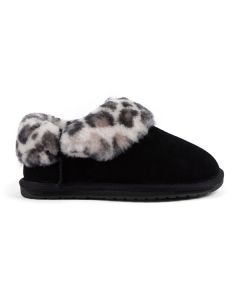 Baia Bow Slippers Black