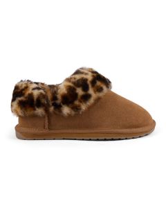 Baia Bow Slippers Chestnut