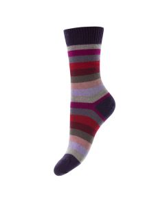 PantherellaLadiesSuzannahSocksW9961Blackberry