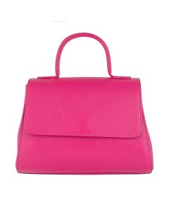 GinaHandbag2764FullGrainFuchsia