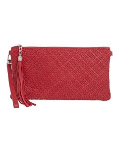 TanneryClutchBag710WovenRed