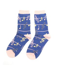Multicolour Music Notes Socks