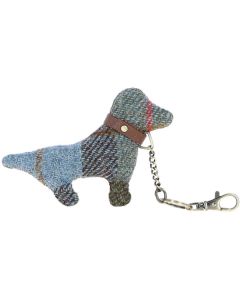 Harris Tweed Dog Key Ring TW-54